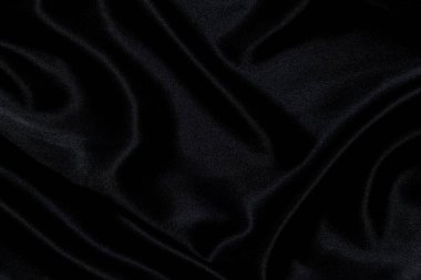 Siyah ipek kumaş arkaplanı