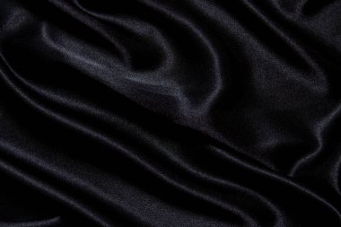 Siyah ipek kumaş arkaplanı