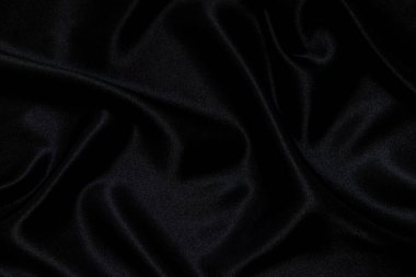 Siyah ipek kumaş arkaplanı