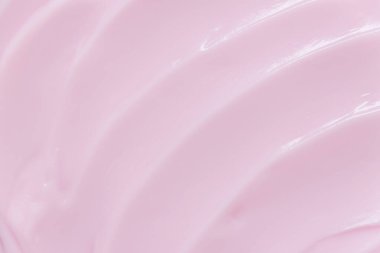 Krema, pembe ve beyaz arkaplan