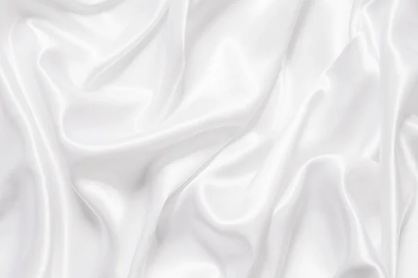 Yumuşak dalgalı beyaz bez arkaplan.