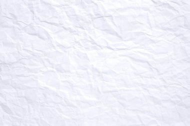 Buruşmuş beyaz kağıt dokusu