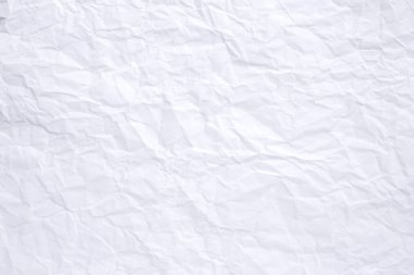 Buruşmuş beyaz kağıt dokusu