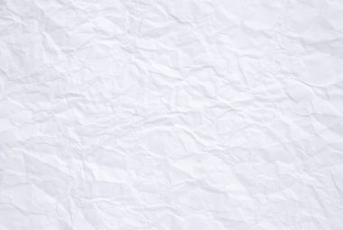 Buruşmuş beyaz kağıt dokusu