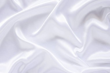 Yumuşak dalgalı beyaz bez arkaplan.
