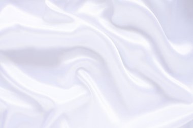 Yumuşak dalgalı beyaz bez arkaplan.