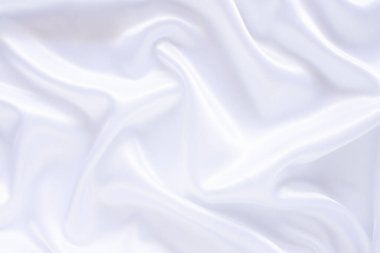 Yumuşak dalgalı beyaz bez arkaplan.