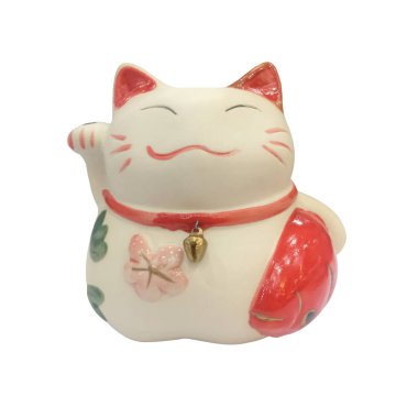 Seramik bebek Japon 'a merhaba deyin Şanslı Kedi