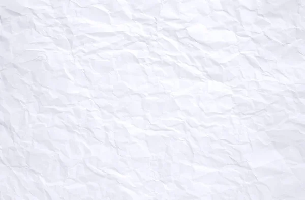 Zgnieciony Biały Papier Tekstury — Zdjęcie stockowe
