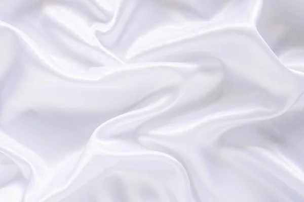 Yumuşak Dalgalı Beyaz Bez Arkaplan — Stok fotoğraf