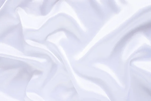 Yumuşak Dalgalı Beyaz Bez Arkaplan — Stok fotoğraf