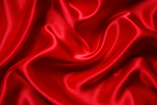 Vagues Tissu Rouge Texture Fond — Photo