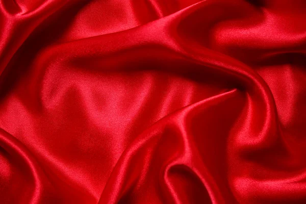 Red Cloth Waves Background Texture — Stock Photo, Image