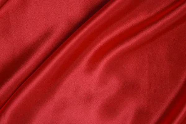 Red Cloth Waves Background Texture — Stock Photo, Image