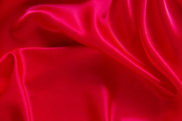 Vermelho Pano Ondas Fundo Textura — Fotografia de Stock