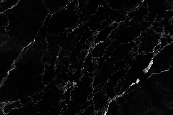 Arkaplan için siyah mermer doğal desen, soyut siyah ve beyaz