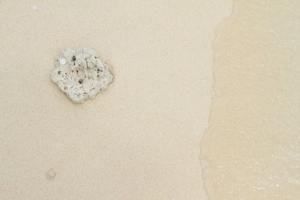 Яка Хвиля Моря Піщаному Пляжі — стокове фото