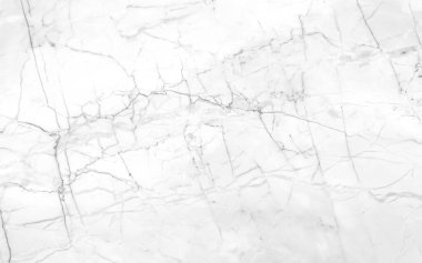 Arkaplan veya tasarım sanatı için doğal desenli beyaz mermer dokusu.