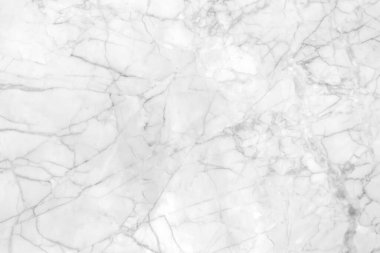 Arka plan için doğal desenli beyaz mermer dokusu