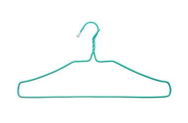 Plastik askı izole edilmiş beyaz arkaplan