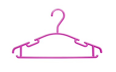 Plastik askı izole edilmiş beyaz arkaplan