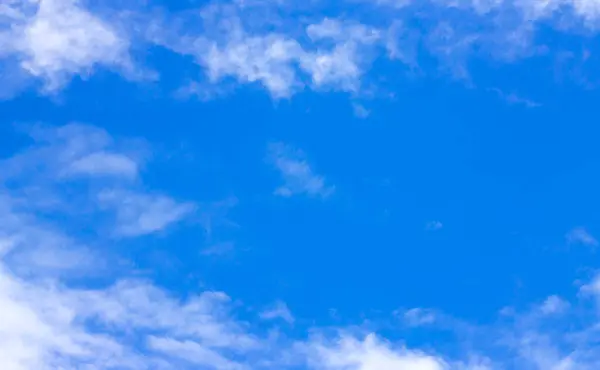 Nube Blanca Suave Fondo Azul Del Cielo — Foto de Stock