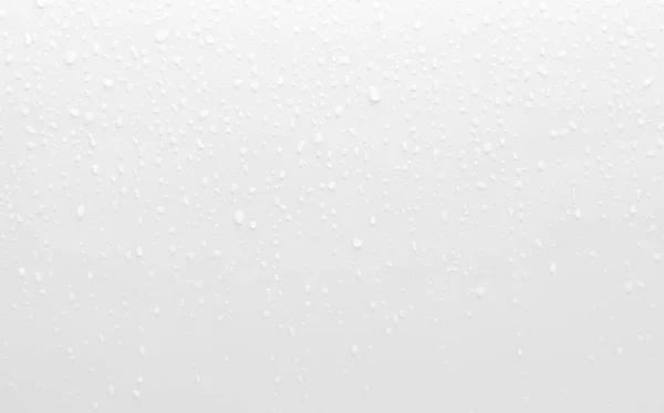 Капли Воды Белой Поверхности Качестве Фона — стоковое фото