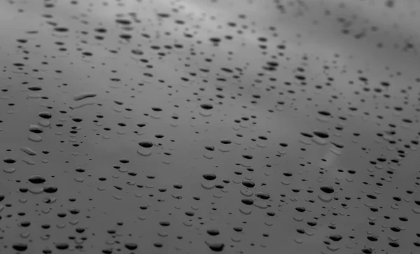 Gotas Agua Abstractas Sobre Fondo Negro — Foto de Stock