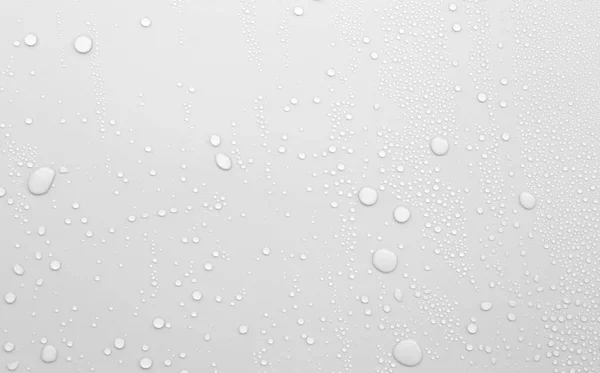 Gri arka planda su damlacıkları