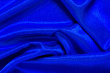 Arka plan olarak güzel mavi kumaş