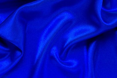 Arka plan olarak güzel mavi kumaş