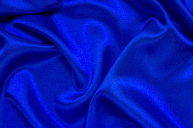 Arka plan olarak güzel mavi kumaş