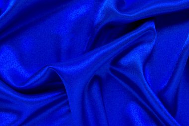 Arka plan olarak güzel mavi kumaş
