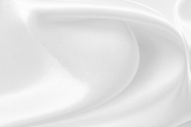 Yumuşak dalgalı beyaz bez arkaplan
