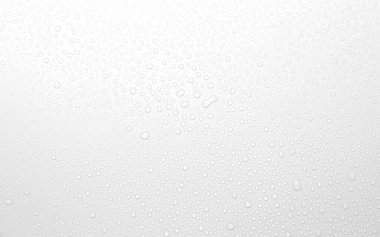 Beyaz arka planda su damlası kavramı