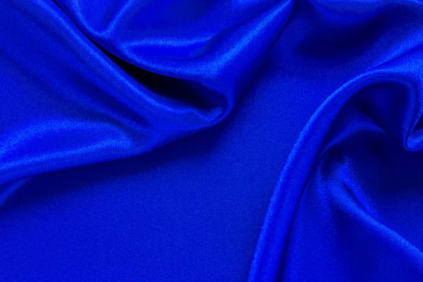 背景として美しい青い布 — ストック写真