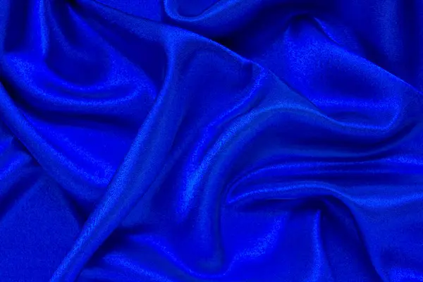 Arka Plan Olarak Güzel Mavi Kumaş — Stok fotoğraf