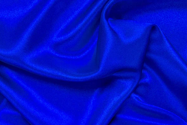 Beau Tissu Bleu Comme Fond — Photo