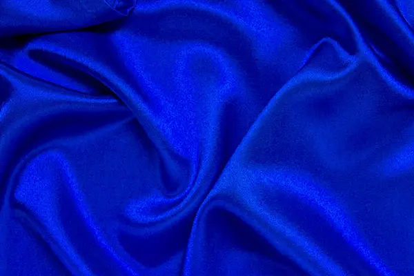 背景として美しい青い布 — ストック写真