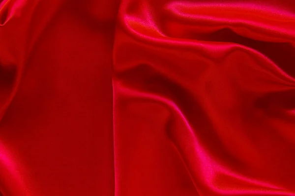 Κόκκινο Πανί Κύματα Φόντο Υφή — Φωτογραφία Αρχείου