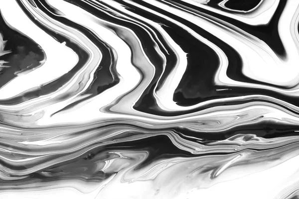 Естественные Мраморные Узоры Белый Черный Абстрактный Фон — стоковое фото