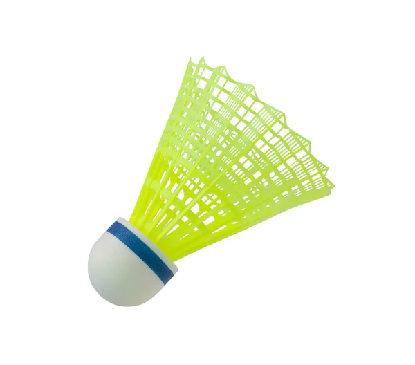 羽毛球羽毛球 白色背景隔离 — 图库照片