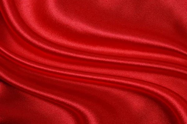 Vermelho Pano Ondas Fundo Textura — Fotografia de Stock