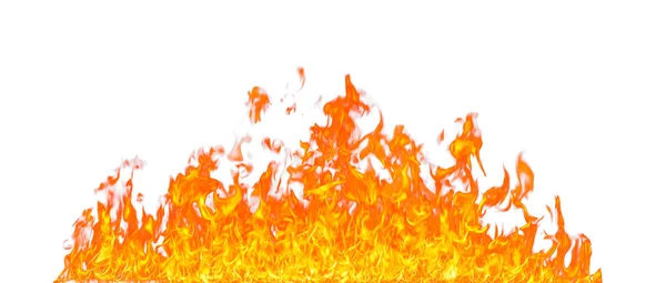 Flammes Feu Isolées Sur Fond Blanc Images De Stock Libres De Droits