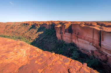 Kings Canyon 'un panoramik manzarası, Orta Avustralya, Kuzey Toprakları, Avustralya