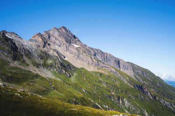 Piękny Widok Zaporę Mooserboden Lake Austrii — Zdjęcie stockowe