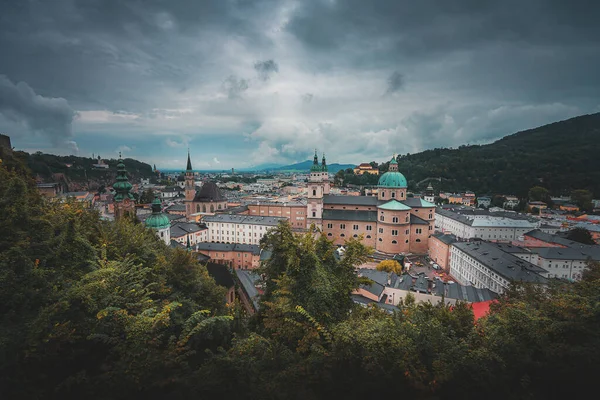 Salisburgo Austria Europa Città Nelle Alpi Mozart Nascita — Foto Stock