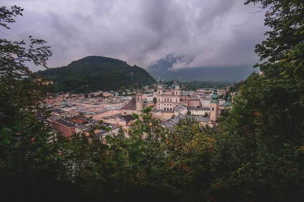 Salisburgo Austria Europa Città Nelle Alpi Mozart Nascita — Foto Stock