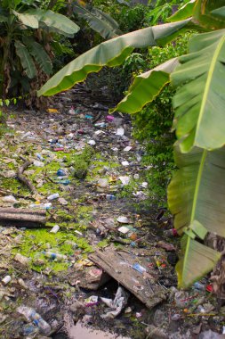 Asya sokaklarda çöp.