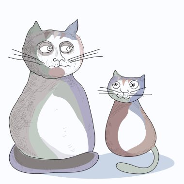 Karikatür tarzı şirin mühürler. Siyah ve beyaz çizim. Vektör çizim. T-shirt üzerine baskı. Tasarım kullanıma hazır.
